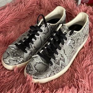 Puma snake print sneakers